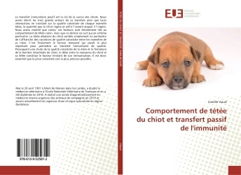 Book Comportement de tétée du chiot et transfert passif de l'immunité Camille VIAUD