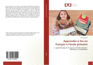 Könyv Apprendre à lire en français à l'école primaire Chafia Mazari