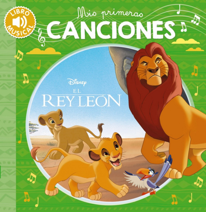 Kniha Mis primeras canciones-El Rey León 