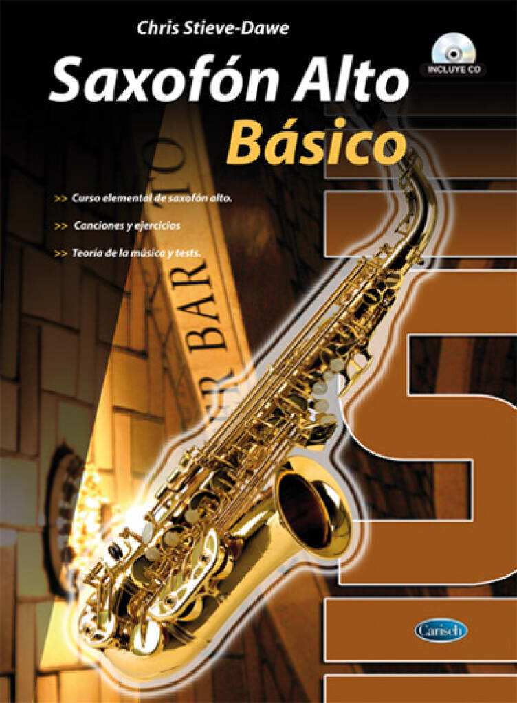 Buch SAXOFON ALTO BASICO +CD STIEVE-DAWE