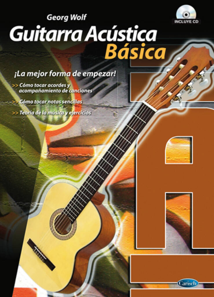 Knjiga GUITARRA ACUSTICA BASICO +CD WOLF