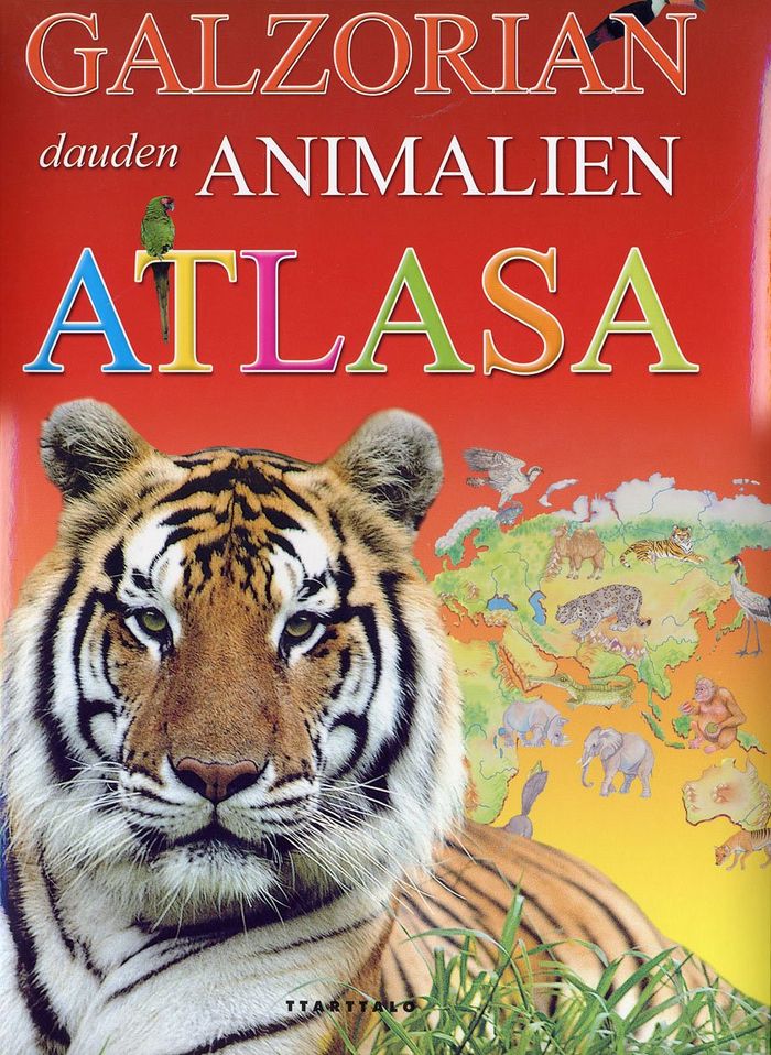 Libro GALZORIAN DAUDEN ANIMALIEN ATLASA SPADA