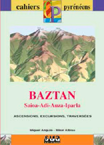 Carte BAZTAN-SAIOA-ADI-AUZA-IPARLA Ascensions 1/35.000 