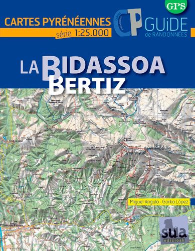 Tiskovina BIDASSOA - BERTIZ (Guide + Carte 1/25.000) ANGULO Miguel