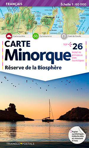 Kniha Minorque, Reserve Biosphere  1/60.000 