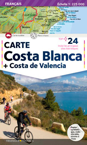 Carte Costa Blanca/Costa Valencia  1/225.000 