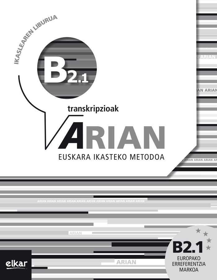 Carte ARIAN B2.1 IKASLEAREN LIBURUA  (+TRANSKRIPZIOAK) BATZUK