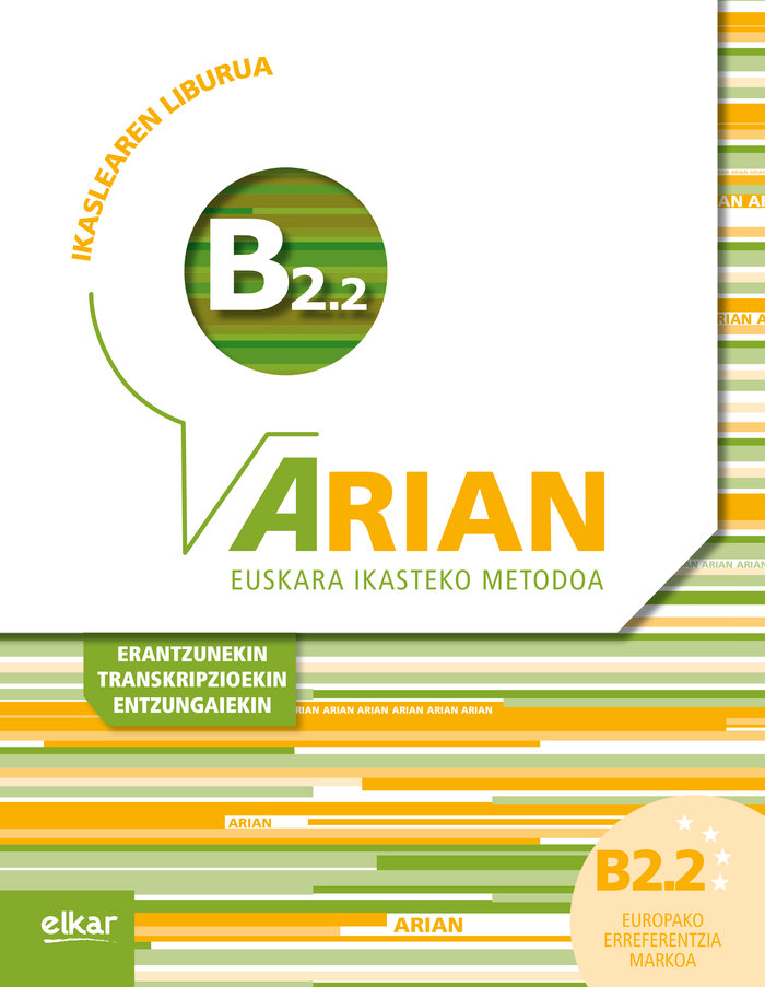 Carte ARIAN B2.2 IKASLEAREN LIBURUA  (+TRANSKRIPZIOAK) BATZUK