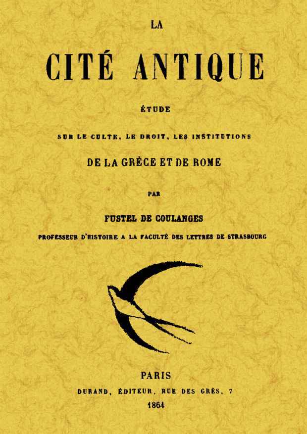Libro LA CITE ANTIQUE FUSTEL DE COULANGES