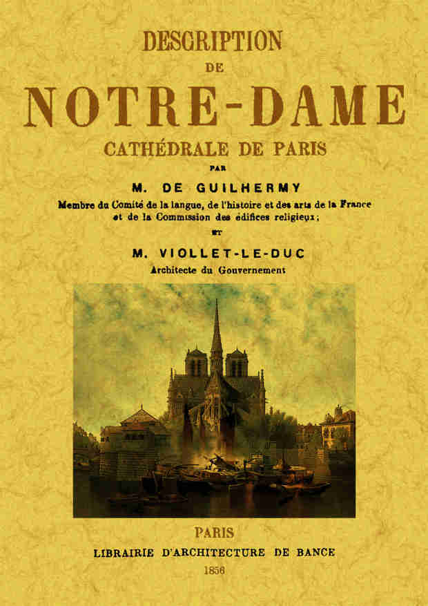 Knjiga DESCRIPTION DE NOTRE-DAME CATHEDRALE DE PARIS M. DE GUILHERMY