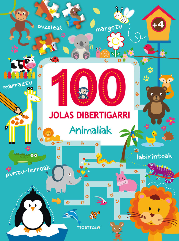 Kniha 100 JOLAS DIBERTIGARRI. ANIMALIAK BALLON
