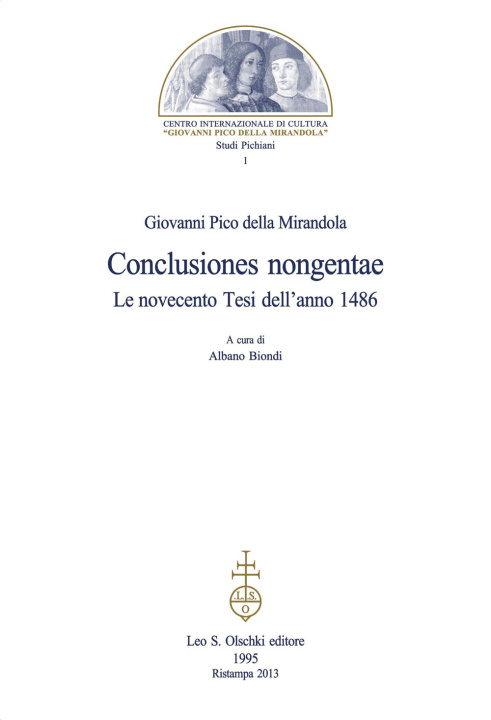 Buch "CONCLUSIONES NONGENTAE" PICO DELLA MIRANDOLA
