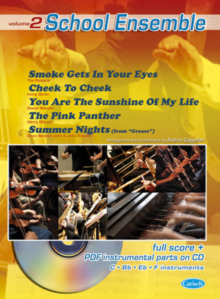 Knjiga SCHOOL ENSEMBLE, VOLUME 2 +CD CAPPELLARI