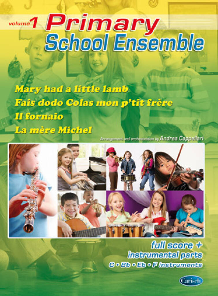 Knjiga PRIMARY SCHOOL ENSEMBLE, VOLUME 1 CAPPELLARI