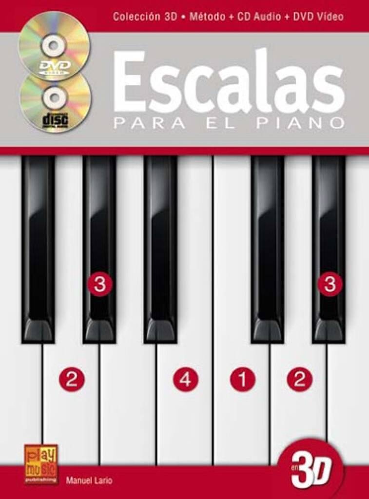 Knjiga LARIO ESCALAS PIANO 3D PF BK/CD/DVD PIANO+CD 