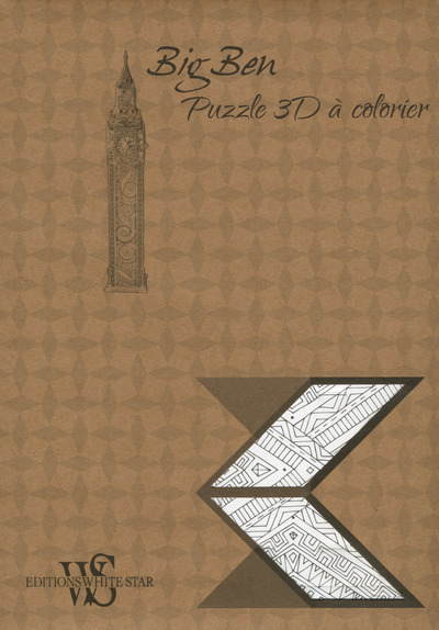 Knjiga Big Ben - Puzzle 3D à colorier collegium