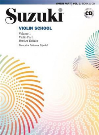 Kniha SUZUKI VIOLIN SCHOOL 1 ( ITALIAN/FRENCH/SPANISH ) -  RECUEIL + SUPPORT AUDIO SUZUKI (COMPOSER)