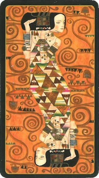 Kniha Mini Tarot de Klimt - Pocket Golden Edition Atanassov