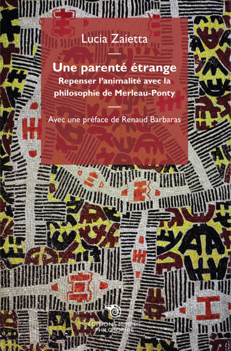 Knjiga Une parenté étrange Zaietta