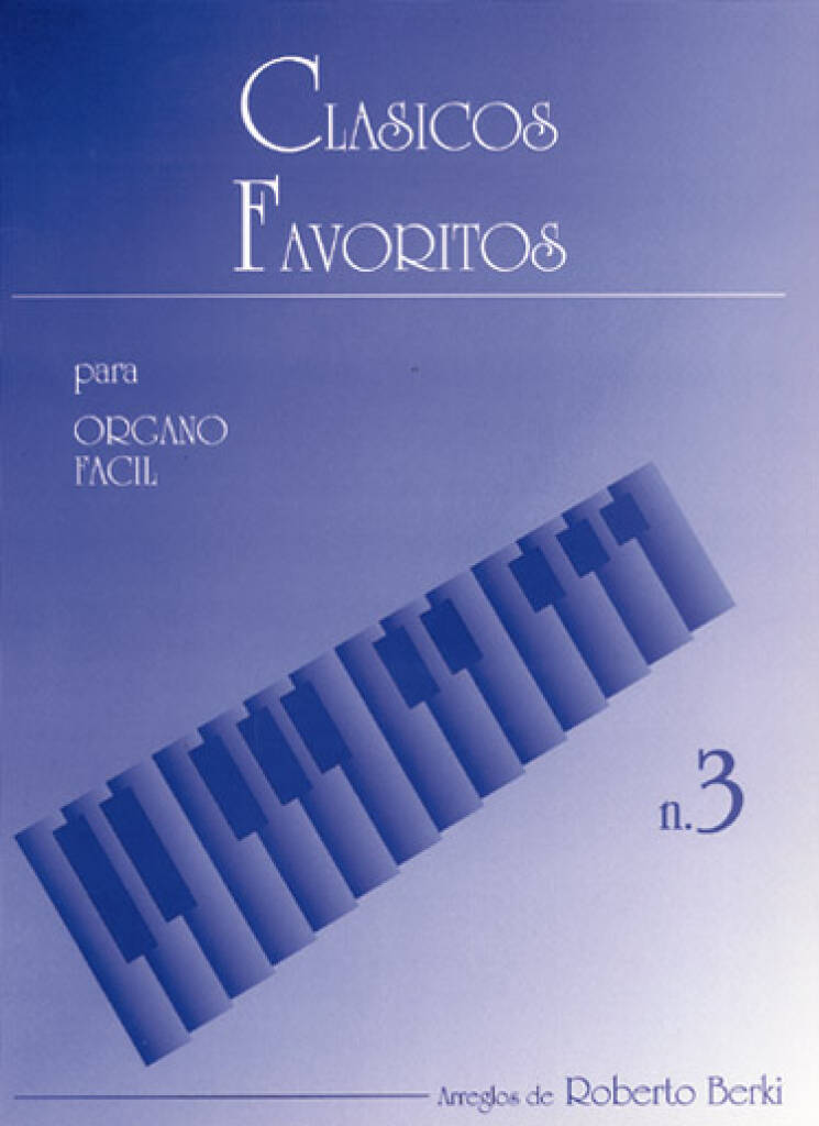 Kniha CLASICOS FAVORITOS PARA ORGANO FACIL, VOLUMEN 3 