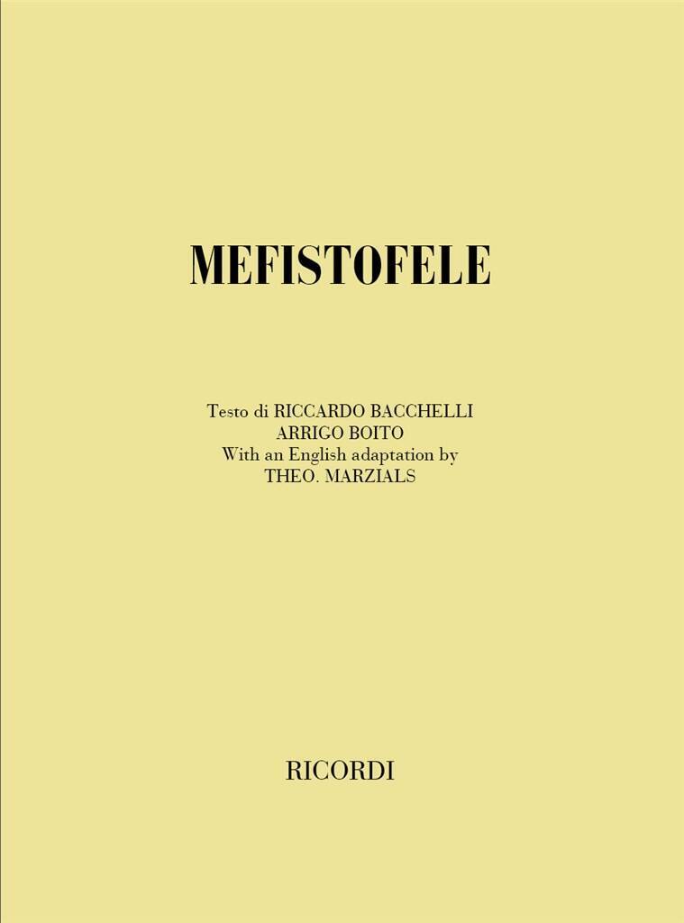 Book MEFISTOFELE OPERA ARRIGO BOITO