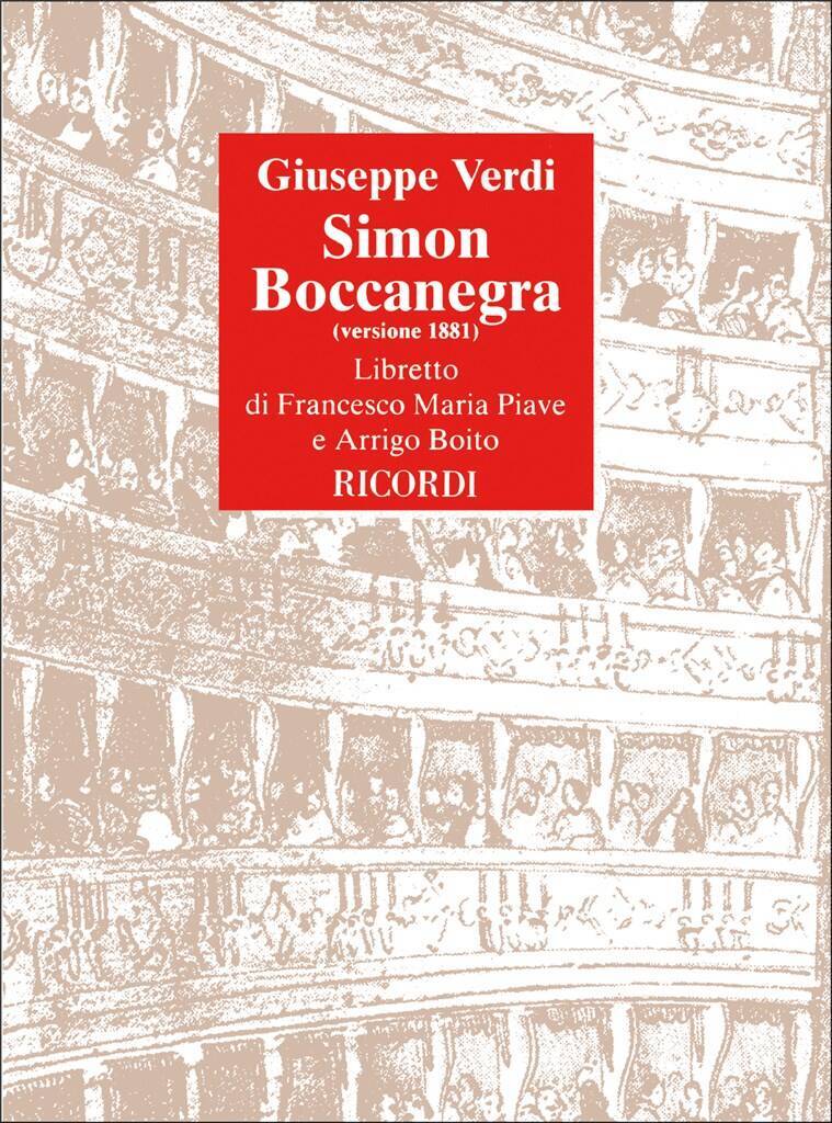 Βιβλίο SIMON BOCCANEGRA OPERA GIUSEPPE VERDI