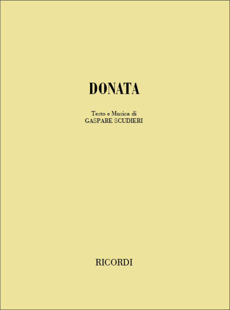 Knjiga DONATA OPERA G. SCUDERI