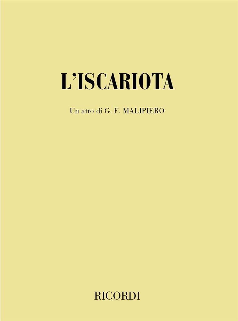 Knjiga L'ISCARIOTA OPERA GIAN FRANCESCO MALIP