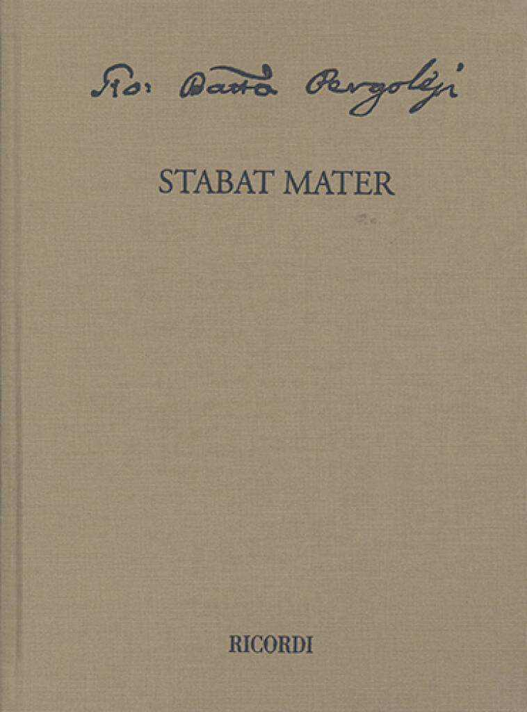 Knjiga STABAT MATER GIOVANNI BATTISTA PE
