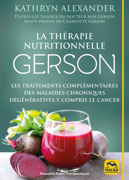 Carte La thérapie nutritionnelle Gerson Alexander
