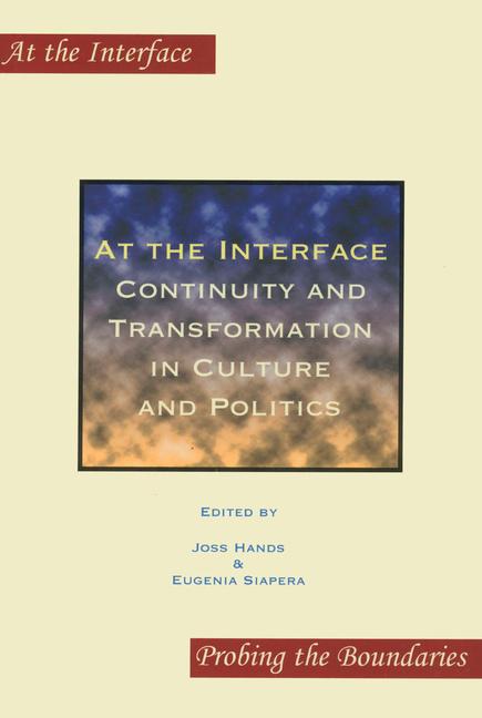 Knjiga AT THE INTERFACE: 