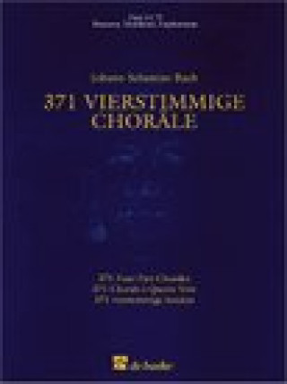 Buch 371 VIERSTIMMIGE CHORALE ( 3 C BC )  BASSON TROMBONE BARYTON JOHANN SEBASTIAN BAC