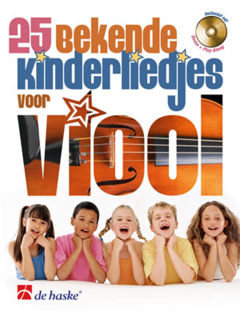 Buch 25 BEKENDE KINDERLIEDJES VIOLON +CD 