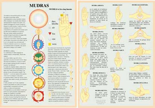 Knjiga Planche Mudras et cinq éléments - A4 