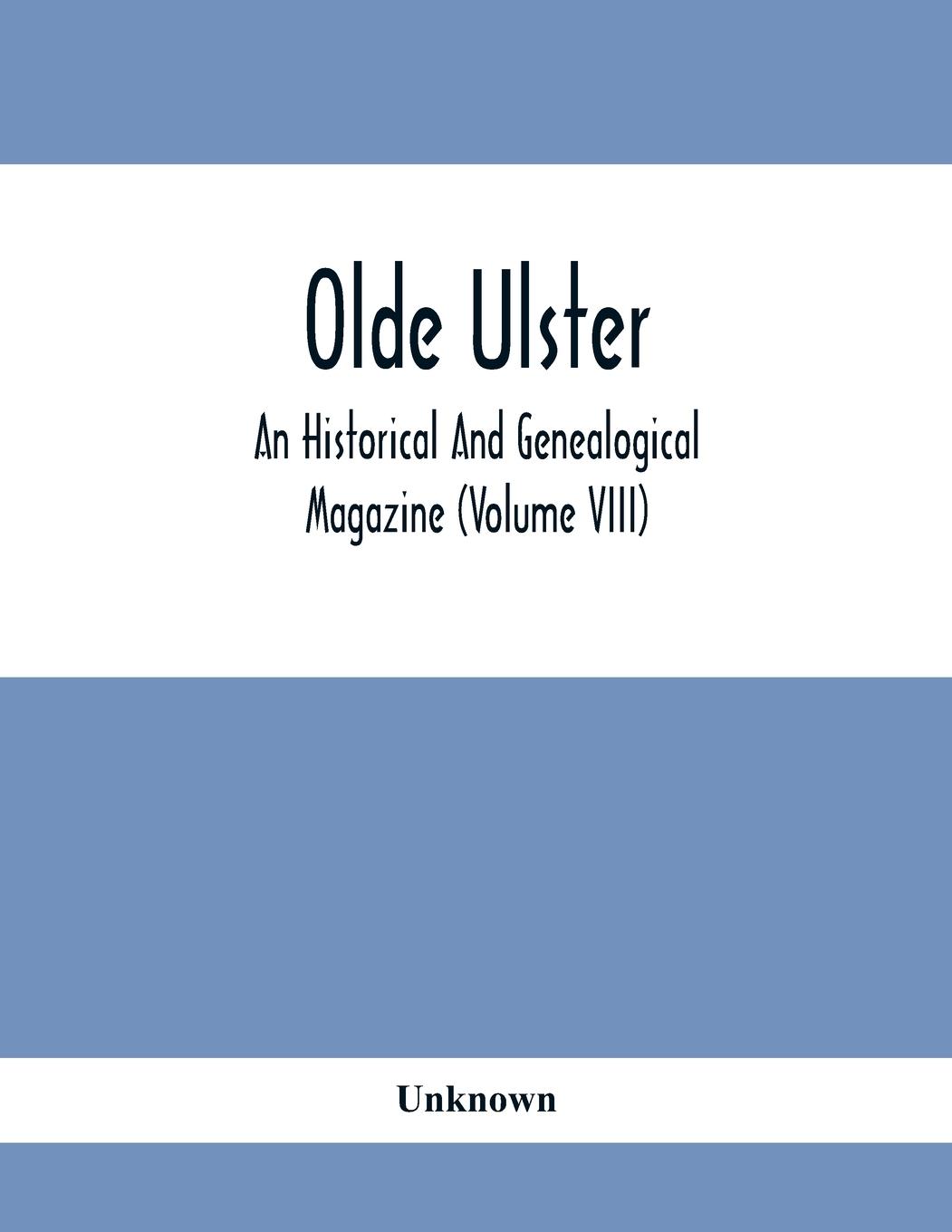 Knjiga Olde Ulster 