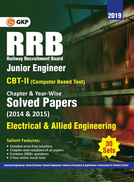 Knjiga Rrb 2019 Junior Engineer CBT II 30 Sets Chapter-Wise & Year-Wise Solved Papers (2014 & 2015) Electrical & Allied Engineering Gkp