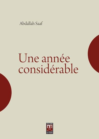 Knjiga UNE ANNEE CONSIDERABLE SAAF