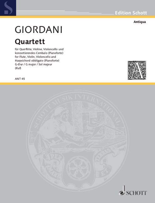Printed items QUARTETT G TOMMASO GIORDANI