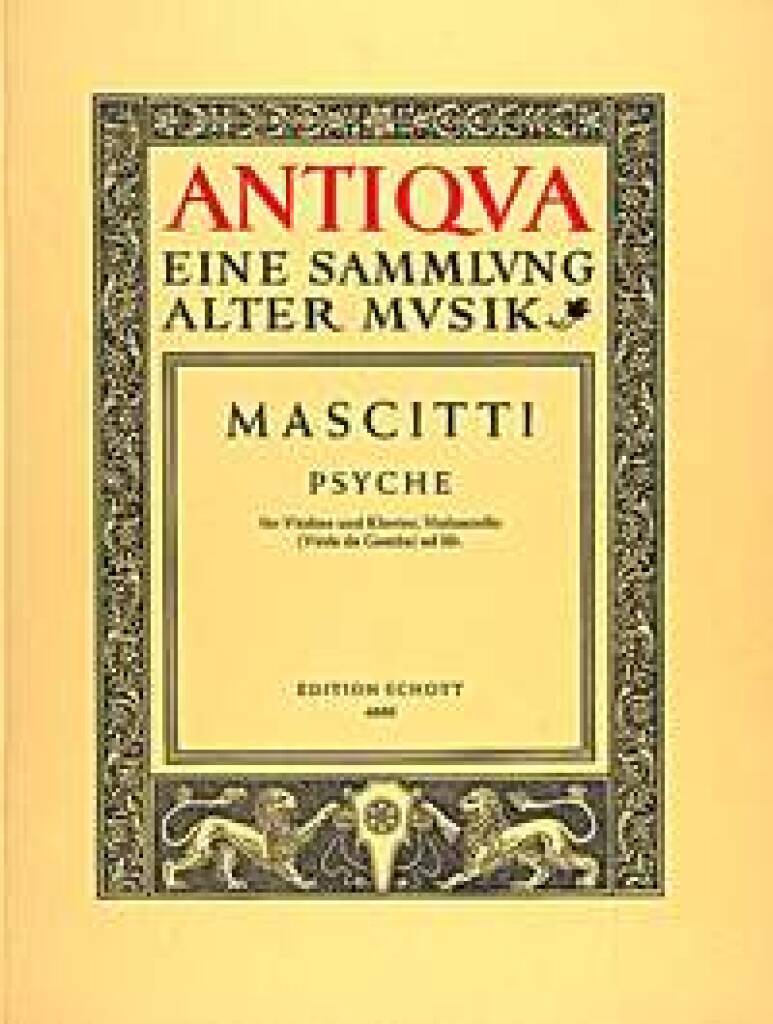 Buch PSYCHE OP. 5/12 MICHELE MASCITTI