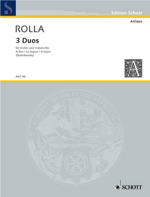 Printed items 3 DUOS ALESSANDRO ROLLA