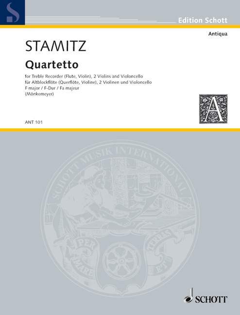 Tiskani izdelki QUARTET F CARL STAMITZ