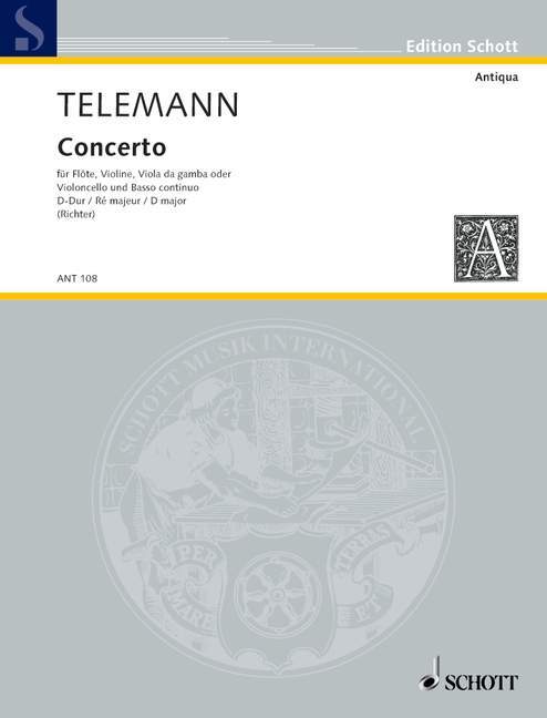 Tiskani izdelki CONCERTO D MAJOR GEORG PHILIPP TELEMA