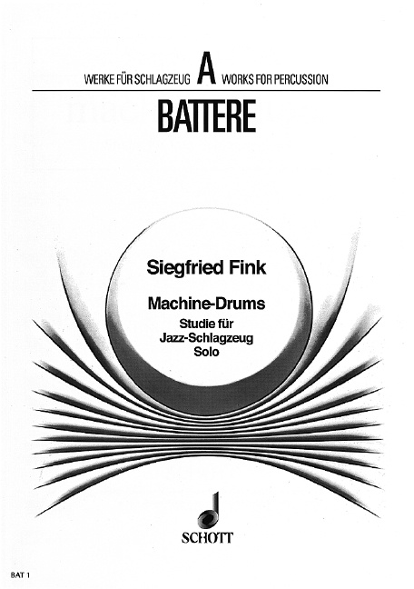 Tlačovina MACHINE-DRUMS SIEGFRIED FINK