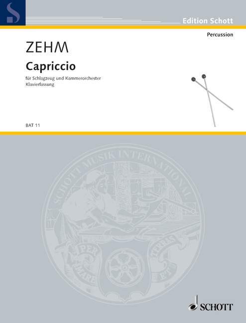 Drucksachen CAPRICCIO MUSIQUE D'ENSEMBLE FRIEDRICH ZEHM