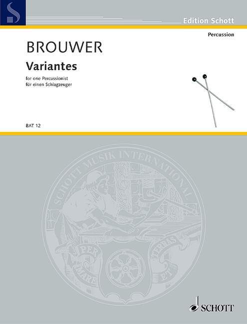 Drukwerk VARIANTES LEO BROUWER