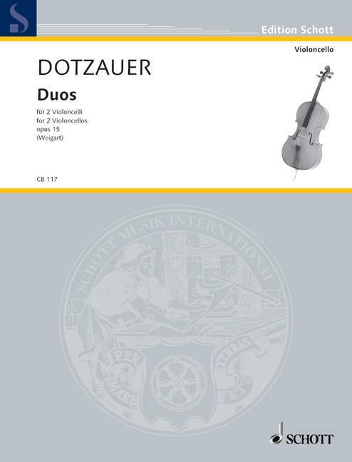 Printed items DUOS OPUS 15 2VCL. FRIEDRICH DOTZAUER