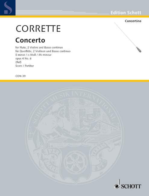 Prasa CONCERTO E MINOR OP. 4/6 MICHEL CORRETTE
