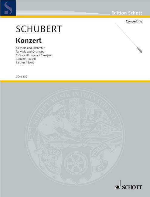 Printed items CONCERTO C MAJOR JOSEPH SCHUBERT