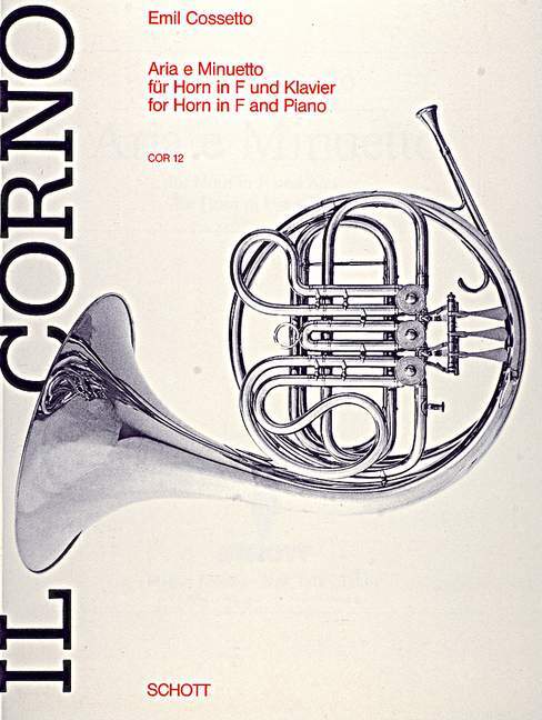 Drucksachen ARIA AND MINUET COR EMIL COSSETTO