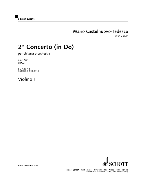 Tiskani izdelki 2. CONCERTO IN C OP. 160 MARIO CASTELNUOVO-TE